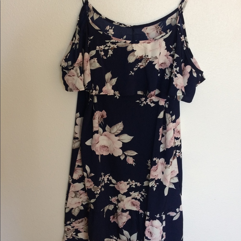 Cold shoulder dress